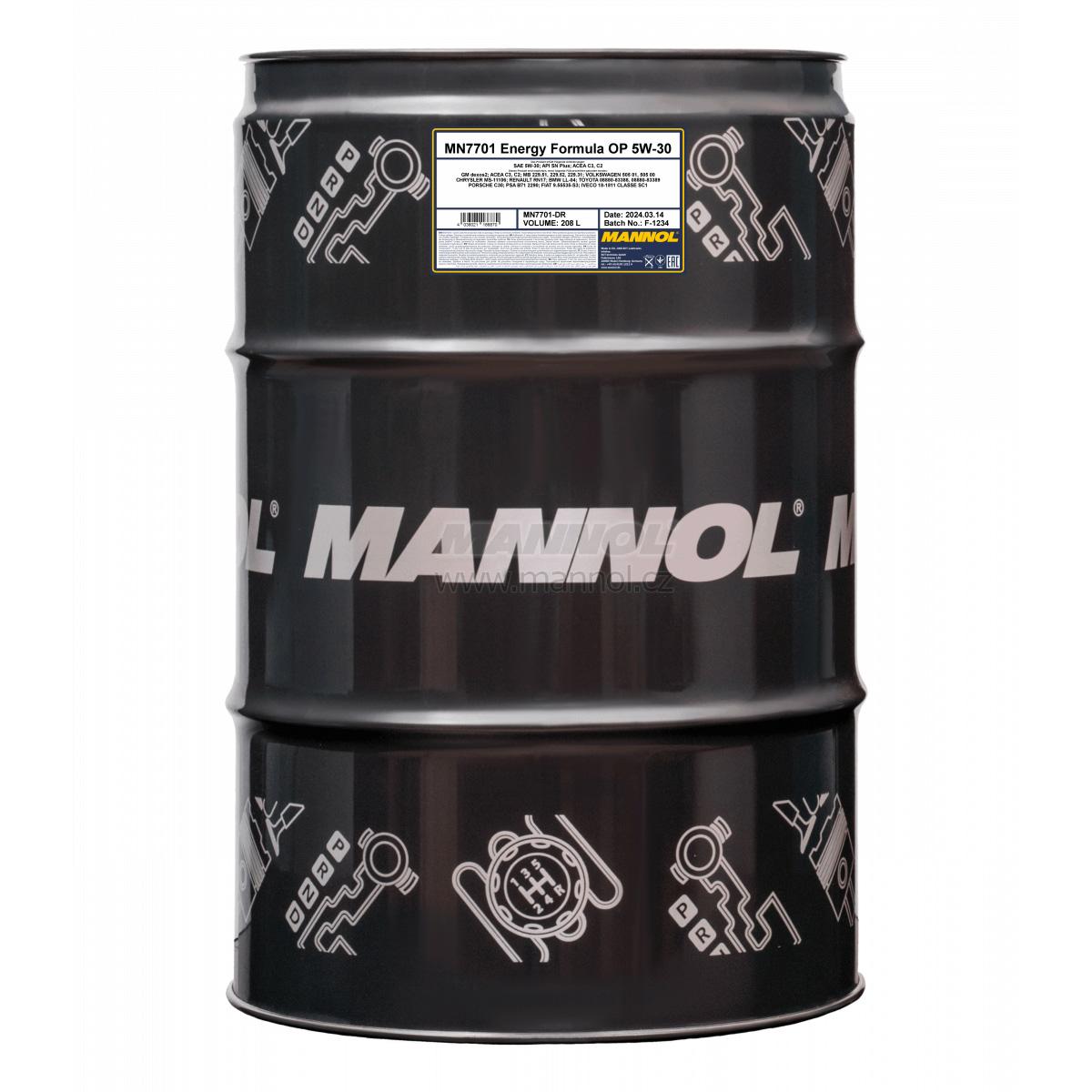 Mannol Energy Formula OP 5W-30 7701 - 208l