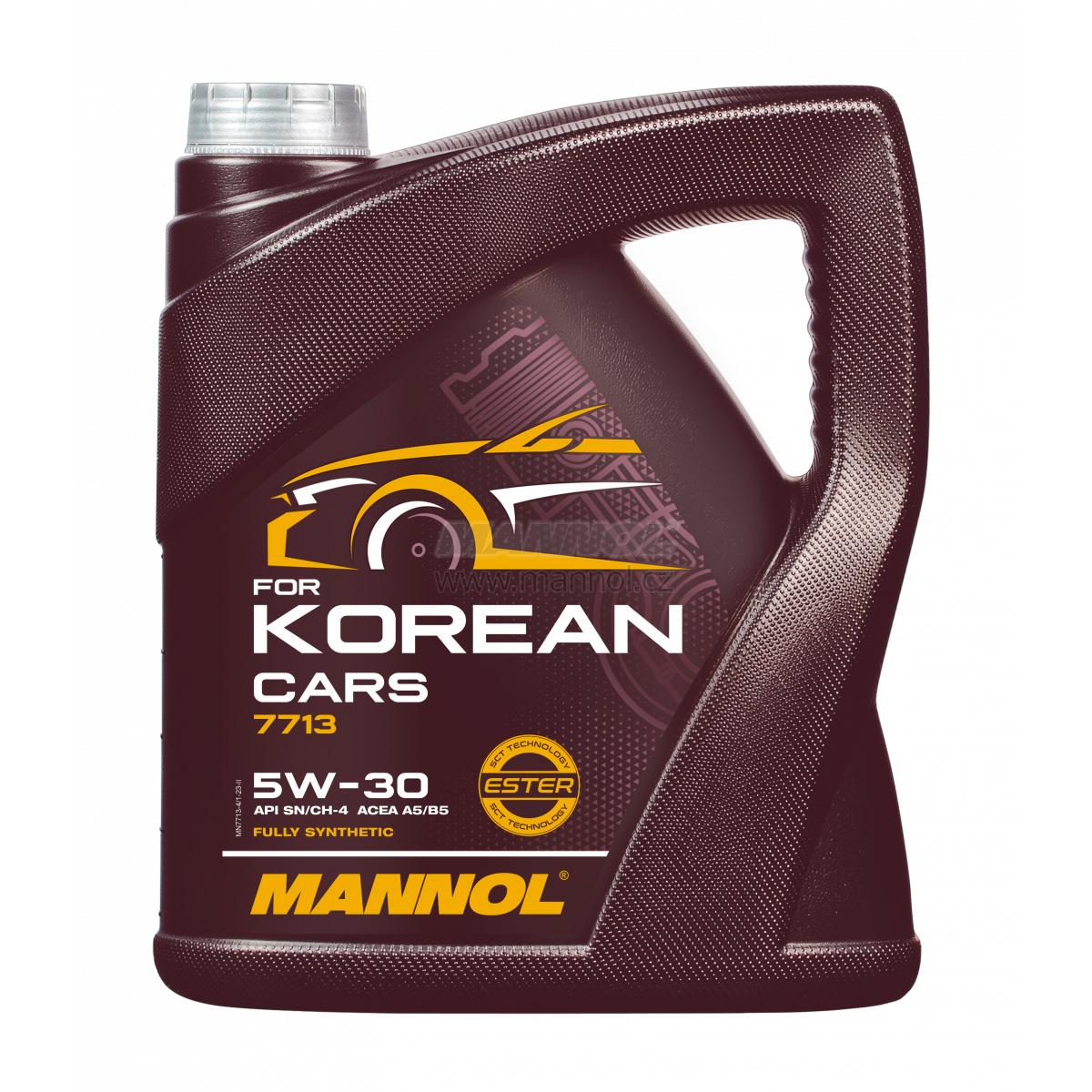 Mannol for Korean Cars 5W-30 7713 - 4l