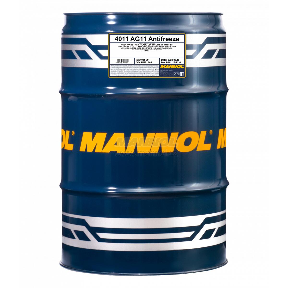 Mannol Antifreeze AG11 (-40 °C) 4011 Longterm - 60l