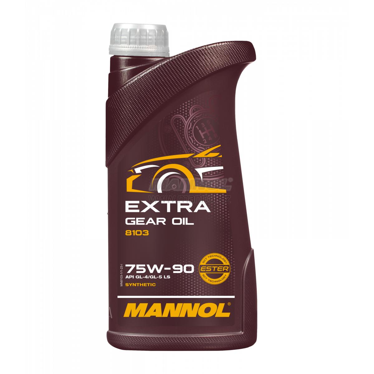 Mannol Extra Gear oil 75W-90 GL-4/GL-5 LS 8103 - 1l