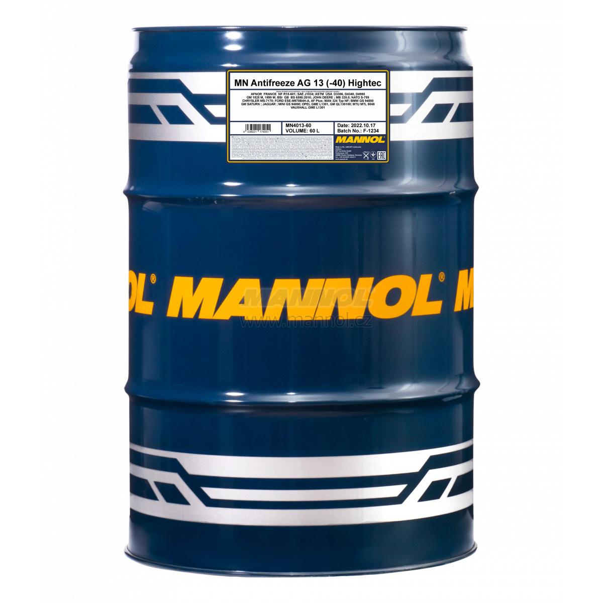 Mannol Antifreeze AG13 (-40 °C) Hightec 4013 - 60l