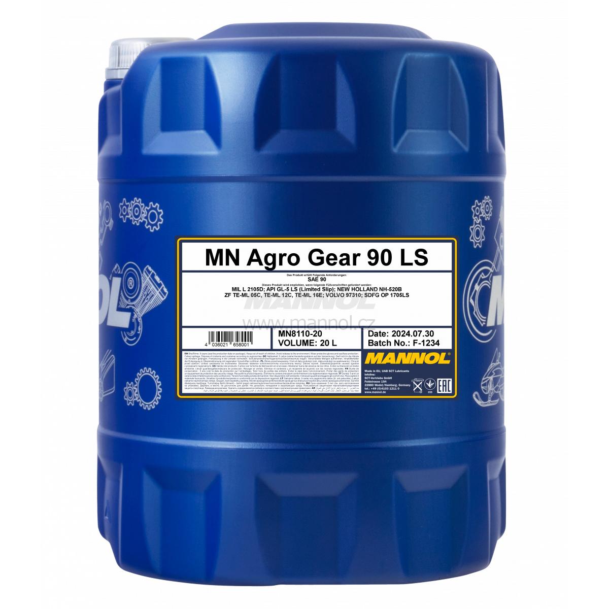 Mannol Agro Gear 90 LS 8110 - 20l