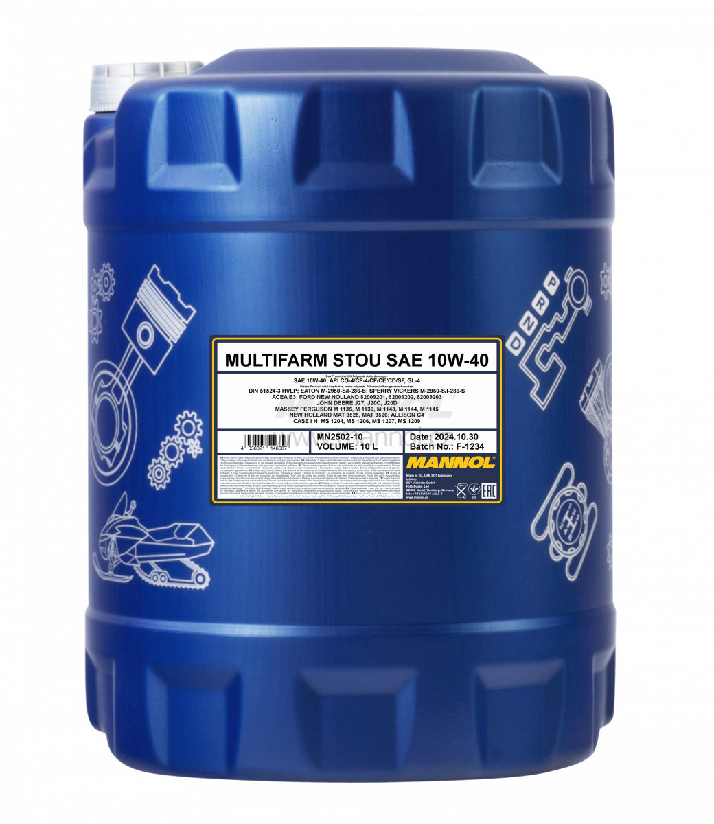 Mannol Multifarm STOU 10W-40 2502 - 10l