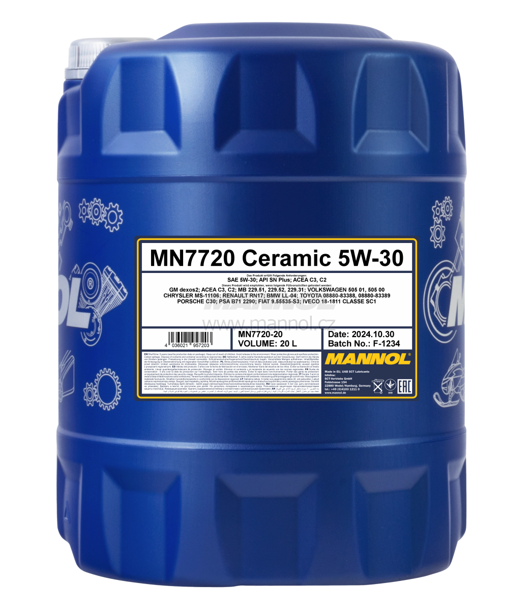 Mannol Ceramic Pro 10W-40 7726 - 20l